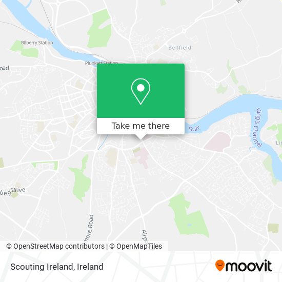 Scouting Ireland map