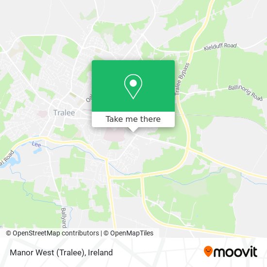 Manor West (Tralee) map