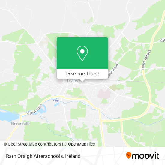 Rath Oraigh Afterschools map
