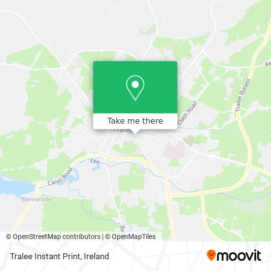 Tralee Instant Print map