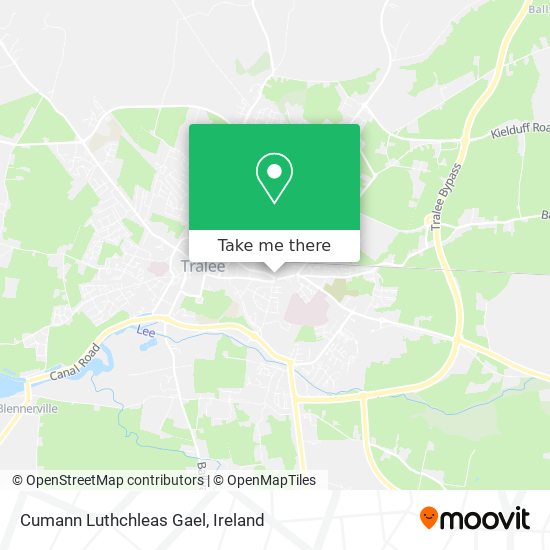 Cumann Luthchleas Gael map