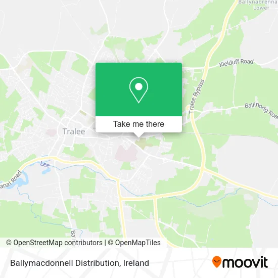 Ballymacdonnell Distribution map
