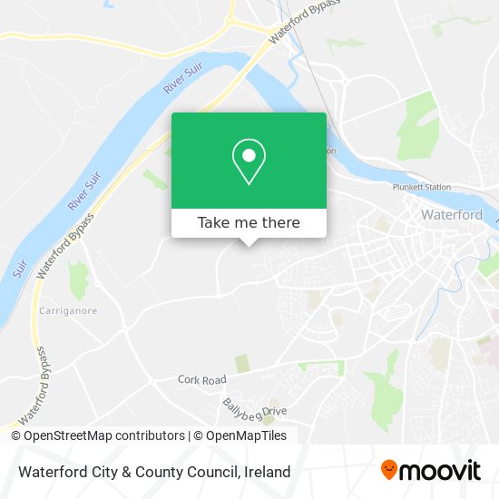 Waterford City & County Council map