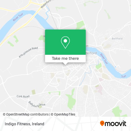 Indigo Fitness map