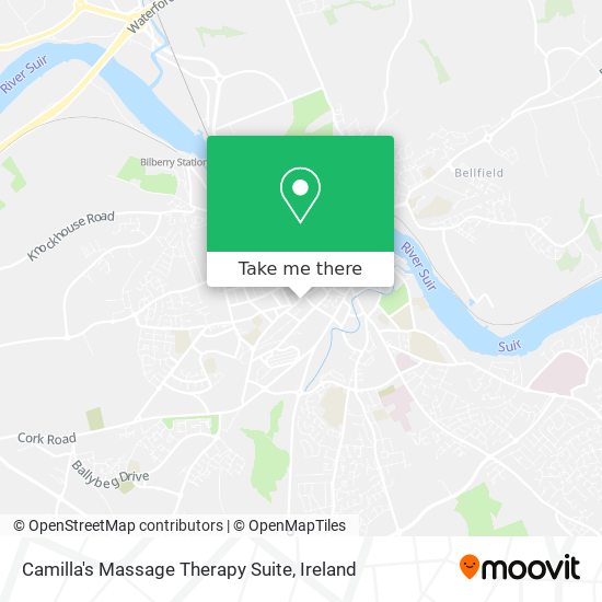 Camilla's Massage Therapy Suite map