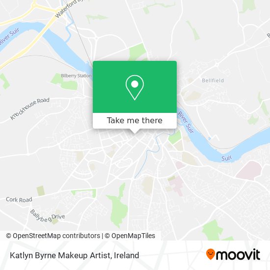 Katlyn Byrne Makeup Artist map
