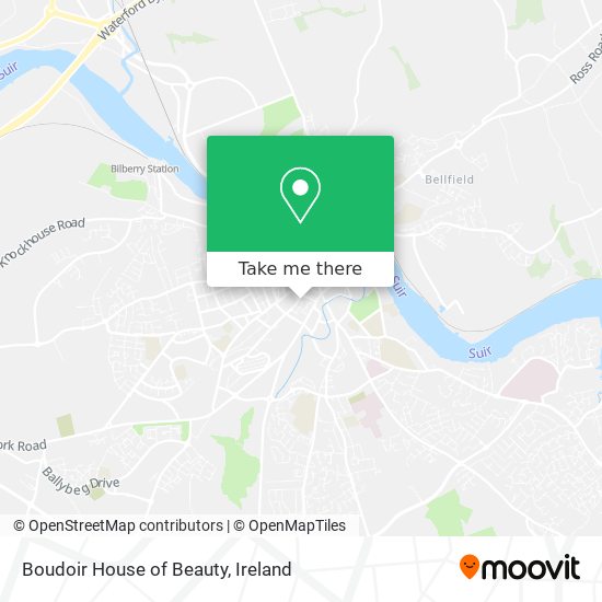 Boudoir House of Beauty map