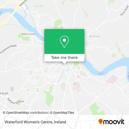 Waterford Women's Centre map