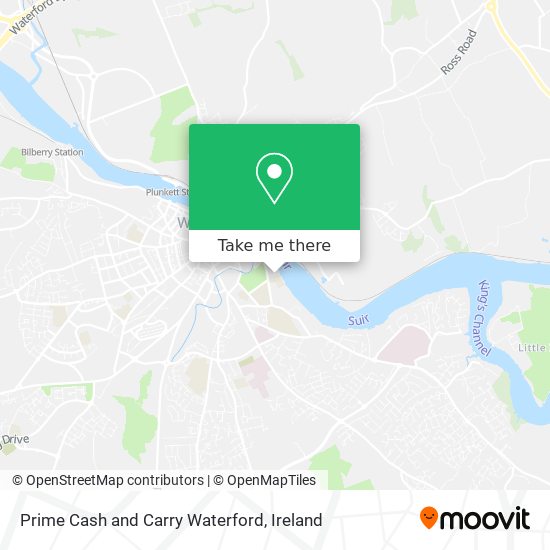 Prime Cash and Carry Waterford map