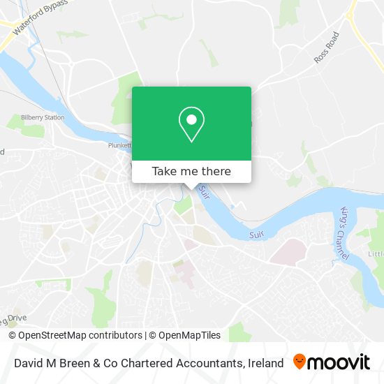 David M Breen & Co Chartered Accountants map