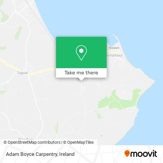 Adam Boyce Carpentry map