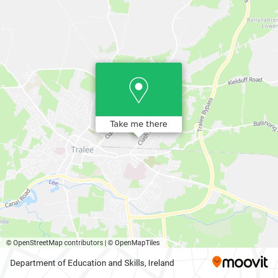 Department of Education and Skills map