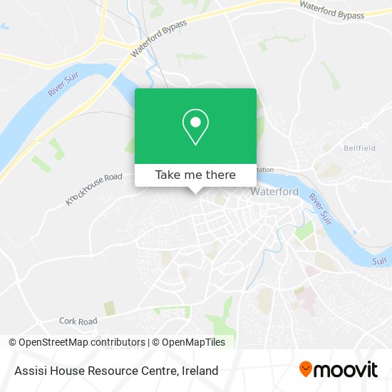 Assisi House Resource Centre map