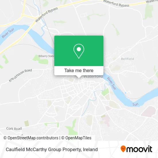 Caulfield McCarthy Group Property map