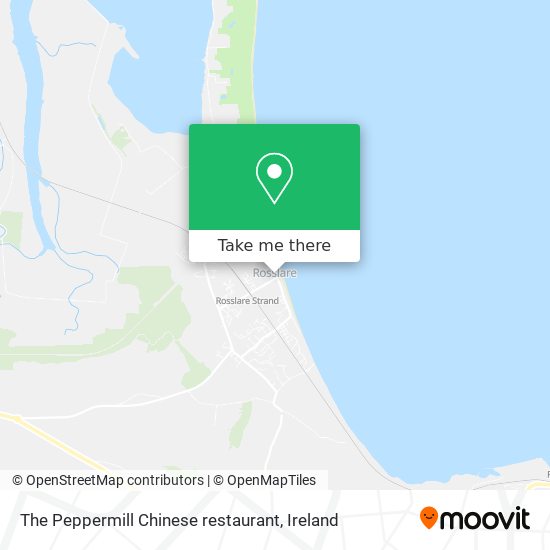 The Peppermill Chinese restaurant map
