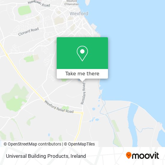 Universal Building Products map