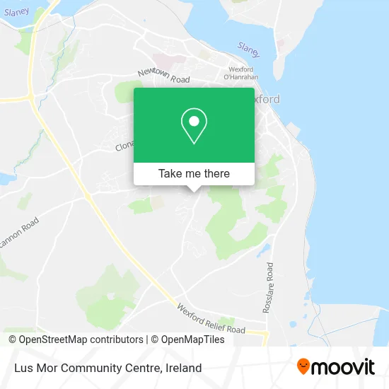 Lus Mor Community Centre map