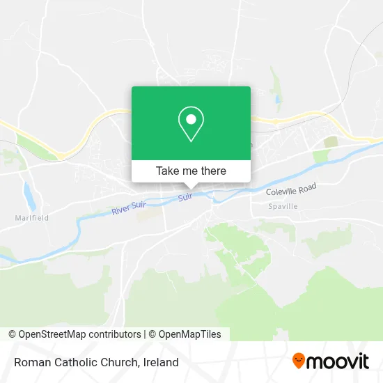Roman Catholic Church map