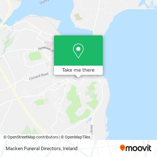 Macken Funeral Directors map