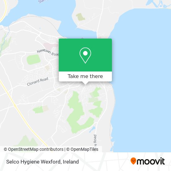 Selco Hygiene Wexford map