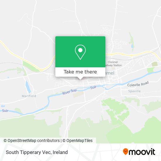 South Tipperary Vec map