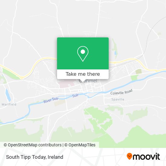South Tipp Today map