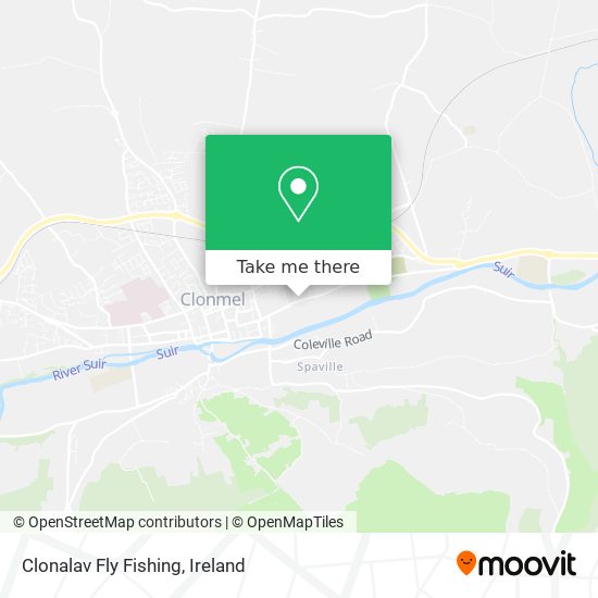 Clonalav Fly Fishing map