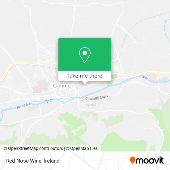 Red Nose Wine map