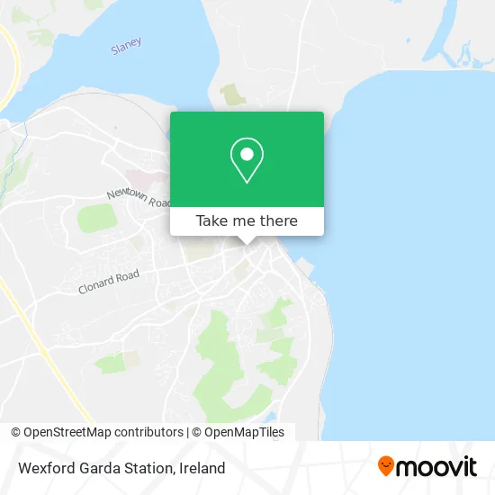 Wexford Garda Station map