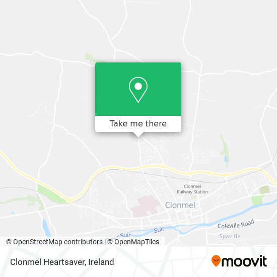 Clonmel Heartsaver map