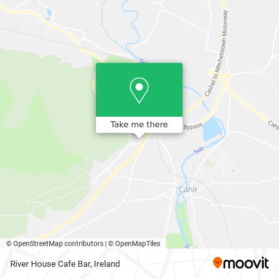 River House Cafe Bar map