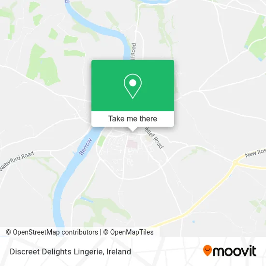 Discreet Delights Lingerie map