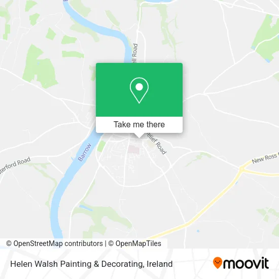 Helen Walsh Painting & Decorating map