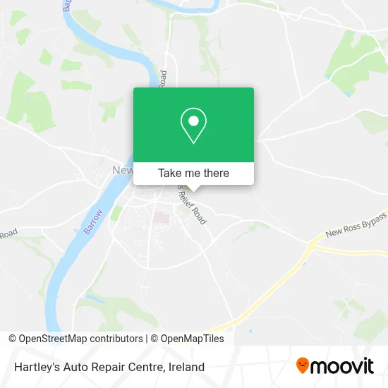 Hartley's Auto Repair Centre map