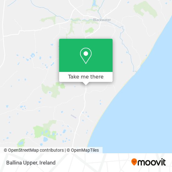 Ballina Upper map