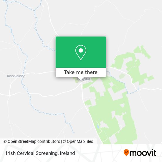 Irish Cervical Screening map