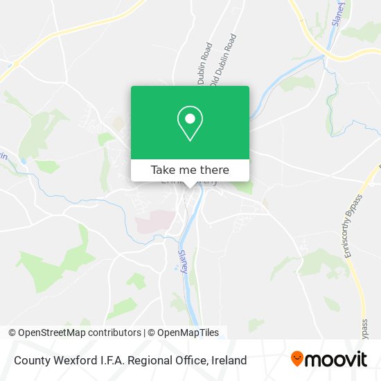 County Wexford I.F.A. Regional Office map