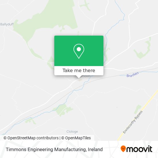 Timmons Engineering Manufacturing map