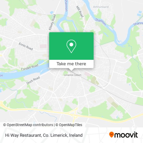 Hi Way Restaurant, Co. Limerick map