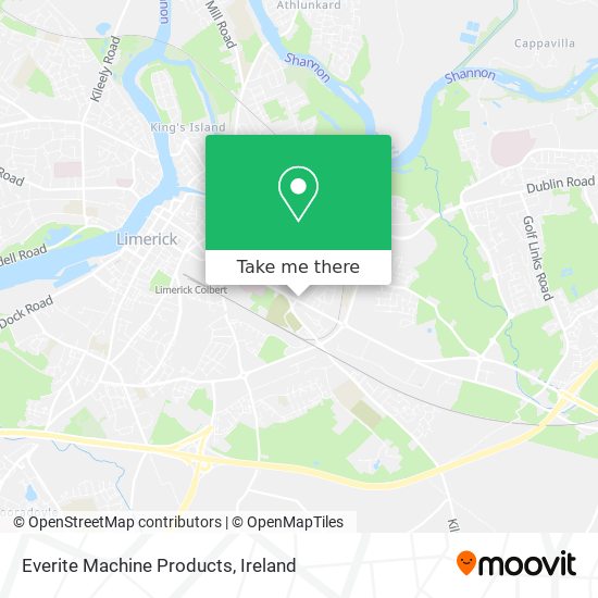 Everite Machine Products map