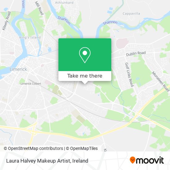 Laura Halvey Makeup Artist map