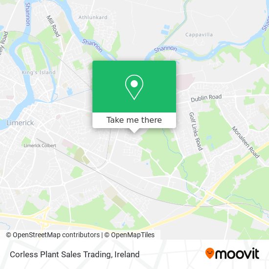 Corless Plant Sales Trading map