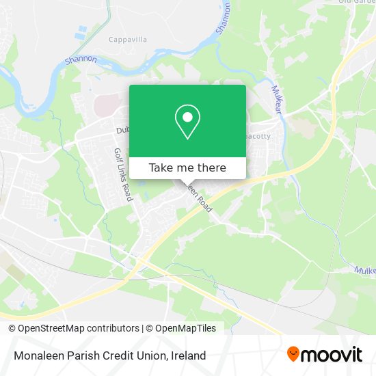 Monaleen Parish Credit Union map