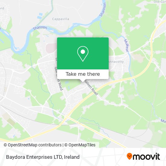 Baydora Enterprises LTD map