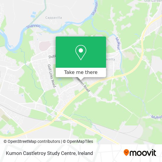 Kumon Castletroy Study Centre map