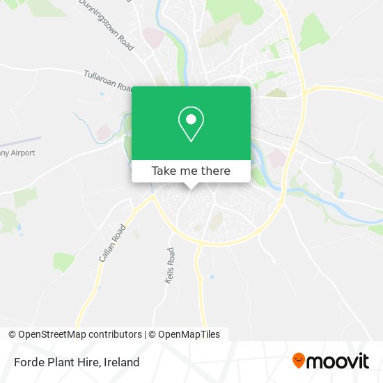 Forde Plant Hire map