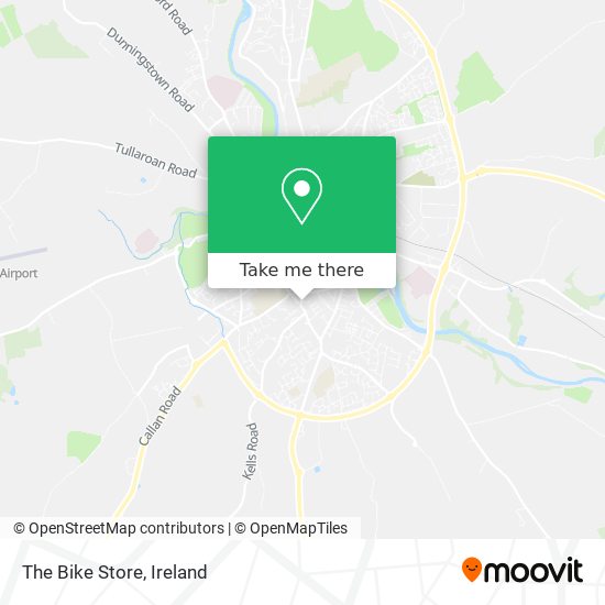 The Bike Store map