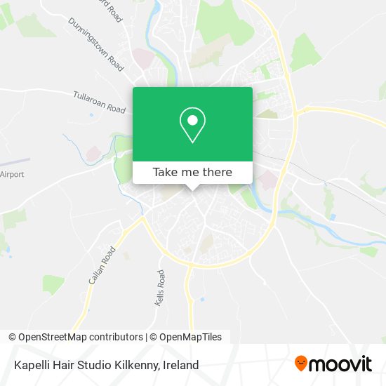 Kapelli Hair Studio Kilkenny map