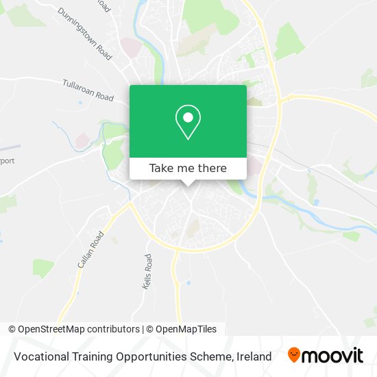 Vocational Training Opportunities Scheme map
