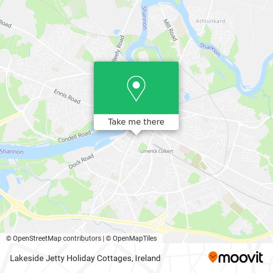 Lakeside Jetty Holiday Cottages map